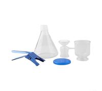 EXTRWORY Filtre en verre avec noyau en sable pour analyse chromatographique en laboratoire, test gravimétrique, verre Boro3.3 (1000 ml)