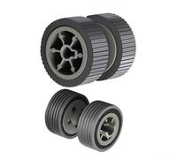 EXTRWORY Frein de scanner et rouleau d'alimentation pour Fi-6130 Fi-6130Z Fi-6230 PA03540-0001 PA03540-0002 Pièce de rechange en caoutchouc ABS