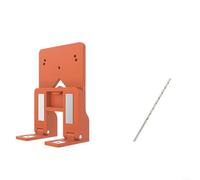 EXTRWORY Gabarit de charnière d'armoire orange pour un perçage précis et un alignement rapide, compatible avec l'outil essentiel de menuiserie européen 3 en 1 (B)