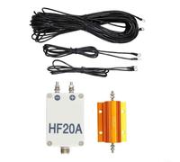 EXTRWORY HF20A Antenne à ondes courtes 1,5-30 MHz Bande complète 100 W ABS pour stations de radio à ondes courtes Utilisation extérieure