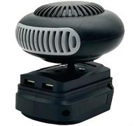 EXTRWORY HotBlower-MT-2USB Chauffage d'appoint portable pour chauffage rapide à 360° Ports USB pour outils électriques 18 V 20 V Utilisation extérieure