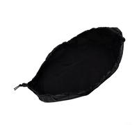 EXTRWORY Housse de cockpit de kayak imperméable pour protection de siège et trappe en polyester noir 90 x 55 cm pour les amateurs de rafting, de bateau, de surf (80 x 50 cm)