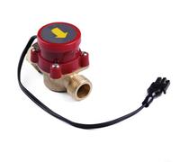 EXTRWORY Interrupteur de capteur d'eau fileté, pour HT-30 AC 0-110 V 02 A G3/4" en laiton, contrôle automatique du débit, pour système d'augmentation de pression d'eau du robinet domestique rouge