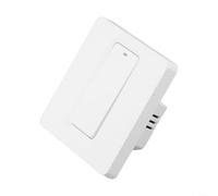 EXTRWORY Interrupteur mural intelligent ZIGBEE 600 W 1-3 Gang Fil neutre requis Contrôle vocal Minuterie Programme pour Tuya pour Smart Life App Éclairage domestique Royaume-Uni (1 bande)