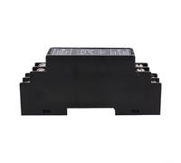 EXTRWORY Isolateur de signal passif 4-20 mA Module de source de courant alimenté en boucle avec montage sur rail DIN pour systèmes de contrôle industriels en plastique noir