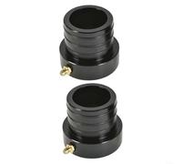 EXTRWORY Joints de tube d'essieu avant pour Dana 30 44 types d'essieux sans CV - Rouge - Double barrière de protection en aluminium usiné CNC 1984-2018 pour véhicule tout-terrain Jeep (manchon