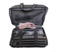EXTRWORY JPC-12 Antenne à ondes courtes 7 MHz-50 MHz 100 W 8 bandes portable pour GP pour Pac-12 en acier inoxydable Cadre en nylon Installation rapide pour voyage en plein air Camping