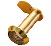 EXTRWORY Judas de porte en laiton pour la sécurité de la maison - Judas en cuivre avec objectif grand angle de 220 degrés - Longueur réglable pour portes de 35 à 80 mm (12 mm, 35 - 60 mm)