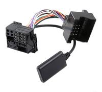EXTRWORY Kit audio sans fil pour Ford 5000C 6000CD pour radios Sony avec casque filaire et micro compatible avec Focus MK2 Fiesta MK6 pour Mondeo MK3 MK4 C-Max Fusion Noir (A)
