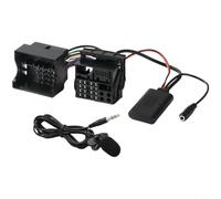 EXTRWORY Kit audio sans fil pour Ford 5000C 6000CD pour radios Sony avec casque filaire et micro compatible avec Focus MK2 Fiesta MK6 pour Mondeo MK3 MK4 C-Max Fusion Noir (B)
