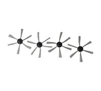 EXTRWORY Kit de brosses latérales de rechange pour Multilaser HO041 pour WAP W100 pour MONDIAL RB Series Obabox pour OBADUSTER pour TAURUS Striker pour ISWEEP S320 pour SENCOR SVC7020