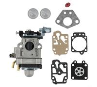 EXTRWORY Kit de carburateur de 15 mm pour débroussailleuse 43 cc, 47 cc, 49 cc, 52 cc, pièce de rechange compatible avec CG430 CG520 BC430 BC520