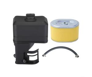 EXTRWORY Kit de Filtre à air avec Couvercle pour Moteurs Honda, pièces de Rechange pour Conduite de Carburant, boîtier en Mousse pré-Filtre 5, 5,5, 6, Insert de Filtre à air + Bouchon de Filtre à air