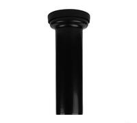 EXTRWORY Kit de raccordement mural pour tuyau d'évacuation de toilettes - Anneau d'étanchéité pour installation d'amélioration de la maison - Noir PP 220 mm (355 mm)