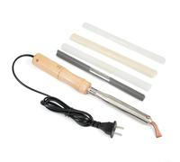EXTRWORY Kit de soudure en plastique 75 W avec tiges en polypropylène et maille pour réparation de pare-chocs TPO TEO, outil de fixation de carrosserie automobile avec 50 agrafes et fer de 1077 cm