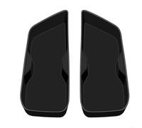 EXTRWORY, Lot de 2 boîtes de rangement pour accoudoir de portière de voiture Toyota Grand Highlander à partir de 2024 - En ABS noir - Accessoires intérieurs - Pour voyage en famille