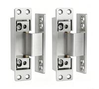 EXTRWORY Lot de 2 charnières de porte dissimulées, robustes et réglables 2 voies 2D invisibles pour portes intérieures en bois et de balcon (argenté)