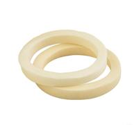EXTRWORY Lot de 2 paires de joints d'étanchéité en mousse éponge blanche pour fourche avant RockShox 32 mm, essuie-glace anti-poussière et entretien de cyclisme (35 mm)