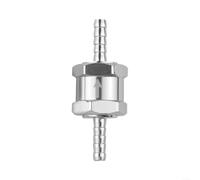 EXTRWORY Lot de 4 clapets anti-retour unidirectionnels en alliage d'aluminium pour systèmes d'irrigation automobile et jardin (clapet anti-retour - 8 mm)