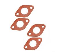 EXTRWORY Lot de 4 joints de bride de pompe de circulation pour série TACO 007, joints en caoutchouc rouge compatibles avec B&G Grundfos pour ARMSTRONG, systèmes de chauffage à eau chaude de 10,2 x 6,3