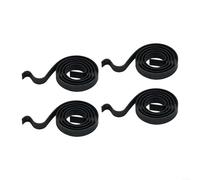 EXTRWORY Lot de 4 ressorts porte-balais de carbone pour meuleuse d'angle Bosch GWS 6-100 Métal Noir 22,5 x 12 x 2,5 mm Pièces de rechange pour entretien d'outils électriques d'atelier