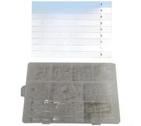 EXTRWORY Lot de 40 raccords en plastique pour tuyau d'arrosage droit, réducteur pour aquarium, laboratoire et jardinage, matériau PP de qualité alimentaire, 8 tailles incluses, blanc