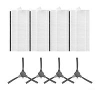 EXTRWORY Lot de 6 brosses latérales et 10 brosses de rechange pour aspirateur GARLYN SR-900 PURON PR12 PRO, Liectroux Lilin X6 Zedar R600 Lenoxx