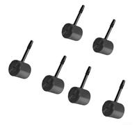 EXTRWORY Lot de 6 chambres à air ultralégères pour vélo de route 28 G pour TPU 700C 23-32C 45 mm Valve noire légère et stable pour vélo de route 23 C 25 C 28 C