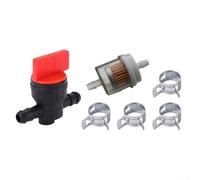 EXTRWORY Lot de colliers de serrage pour robinet à essence pour tuyau de 6 mm de diamètre, outils de jardin, débroussailleuse, tondeuse à gazon