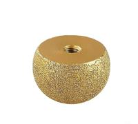 EXTRWORY Meule diamant à tête champignon pour meuleuse d'angle, disque de polissage brasé avec trou de 10 mm pour bord de pierre pour courbe intérieure en verre, outil de rénovateur professionnel (40
