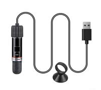 EXTRWORY Mini chauffage d'aquarium 8,5 cm 26 °C température constante automatique alimenté par USB 10 W pour petits aquariums