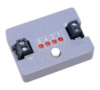 EXTRWORY Module de commutateur de capteur de vibrations DC 4 V-30 V avec retard réglable de 0 à 15 min, fonction de réinitialisation automatique, faible consommation d'énergie, boîtier en plastique