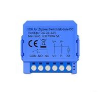 EXTRWORY Module d'interrupteur intelligent pour Tuya pour commutateur intelligent ZigBee DC 24-32 V/AC100-240 V Interrupteur à contact sec (ZigBee-DC32 V)
