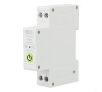 EXTRWORY Moniteur d'énergie intelligent pour disjoncteur Tuya WiFi 63 A avec protection contre les fuites et la tension Blanc