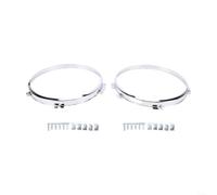 EXTRWORY Paire de phares de 17,8 cm en alliage de métal chromé pour Land Rover Series 2 2A 3 PRC7992 STC1485, utilisation tout-terrain classique