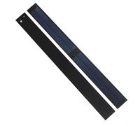EXTRWORY Panneau solaire flexible en silicone amorphe 06 W 6 V Film enroulable ultra fin pour projets de bricolage, éclairage extérieur et petits appareils électroménagers Bleu foncé 375 x 35 cm