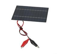 EXTRWORY Petit panneau solaire portable, 10 W 12 V, panneau solaire polycristallin portable avec clip pour chargement de batterie 9-12 V
