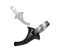 EXTRWORY Poignées de guidon de vélo de route, repose-pouce en acier nylon pour un meilleur contrôle, confort, stabilité, descente, distance de course, équitation, noir