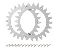 EXTRWORY Pointes pour tondeuse robot Parkside pour PMRA 20-Li B2 pour tondeuse à gazon PMORDA 20-Li B2 clous antidérapants en acier pour TLPA-01 Set avec vis