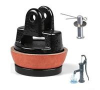EXTRWORY Pompe de jardin modèle 75 - Piston de rechange avec corps en fonte et joint en cuir - Broche supplémentaire pour une performance durable de la pompe