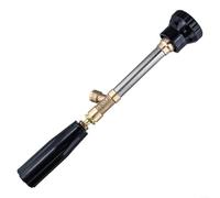 EXTRWORY Pulvérisateur haute pression 29 cm en aluminium avec buse en céramique réglable pour jardin, pelouse, lavage de voiture, arrosage des plantes (30 cm)