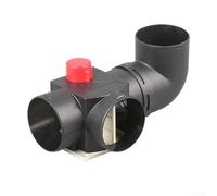 EXTRWORY Raccord coudé en forme de L pour conduit d'aération de chauffage à air diesel, 75 mm, ABS, pour Eberspacher et pour chauffages WEBASTO