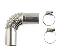 EXTRWORY Raccord de tuyau d'échappement de voiture, 25 mm en acier inoxydable, raccord coudé pour Eberspacher pour chauffage diesel Webasto