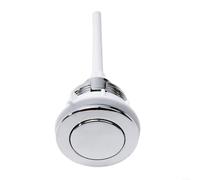 EXTRWORY Réservoir de chasse d'eau simple avec bouton poussoir en plastique ABS - 38 mm - Structure simple - Pour maison, salle de bain, hôtel, établissement public