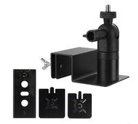 EXTRWORY Support de gouttière pour anneau pour Arlo pour EufyCam Support de panneau solaire en ABS résistant aux intempéries Support de montage de gouttière de sécurité accessoire pour appareil photo