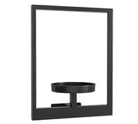 EXTRWORY Support mural en métal pour pot de fleurs - Cadre photo élégant - Pour salon, chambre à coucher, bureau - Dimensions : 40 x 30 x 11 cm