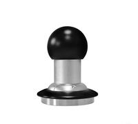 EXTRWORY Tamper à expresso de 58 mm avec force constante pour une pression uniforme, outil de presse à café en alliage d'aluminium et acier inoxydable pour brassage maison barista noir