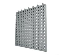 EXTRWORY Tapis de Bain Modulable 30x30cm Drainage Rapide Gris(Gray 30 pcs) | Design alvéolé creux, évacuation rapide de l'eau, pour sol sec et propre, pour idéal pour carrelage glissant