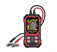 EXTRWORY Testeur de batterie de voiture HT3500E 12 V 24 V en temps réel Tension AH Capacité SOC SOH pour mesure IR Noir LCD Design compact pour STD EFB pour AGM GEL