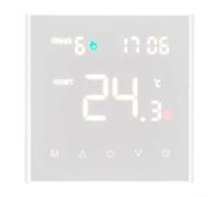 EXTRWORY Thermostat programmable WiFi intelligent pour systèmes de chauffage au sol et chaudière pour Alexa et Google Home (chauffage à eau blanche 3 A)